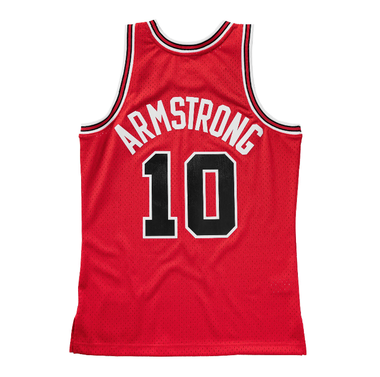 Mens Chicago Bulls B.J. Armstrong Mitchell & Ness Red product image 3
