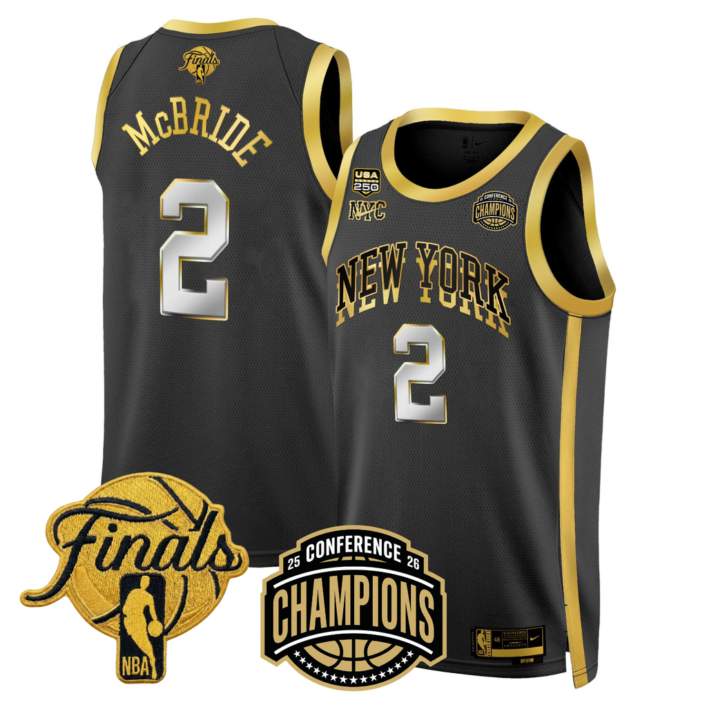 NYK 2026 Finals Limited Gold Jersey V2 - Stitched product image 6