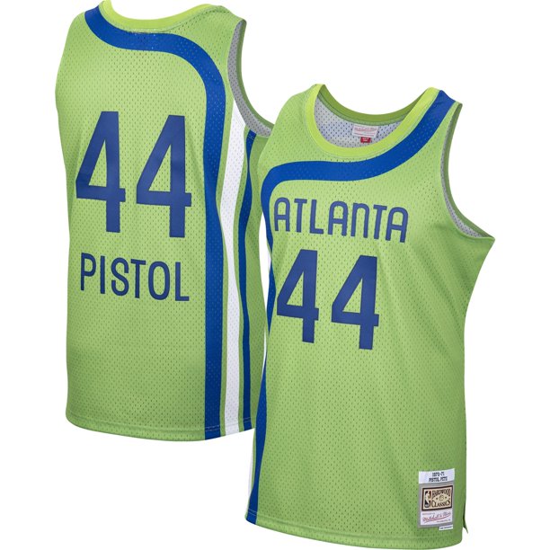 Men's Atlanta Hawks Green "Pistol" Pete Maravich Mitchell & product image 1