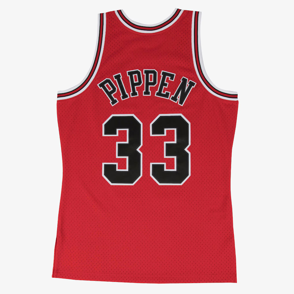 Mens Chicago Bulls Scottie Pippen Mitchell & Ness Red product image 1