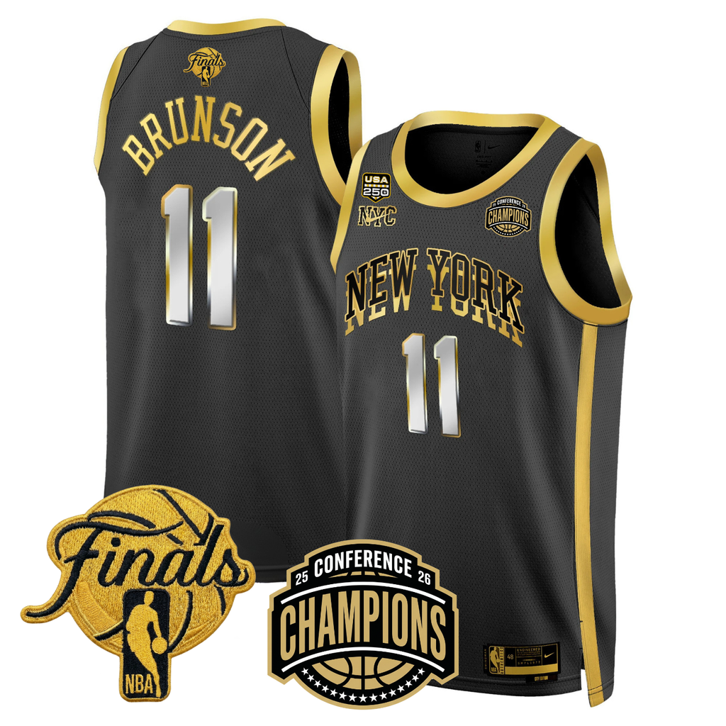 NYK 2026 Finals Limited Gold Jersey V2 - Stitched product image 2