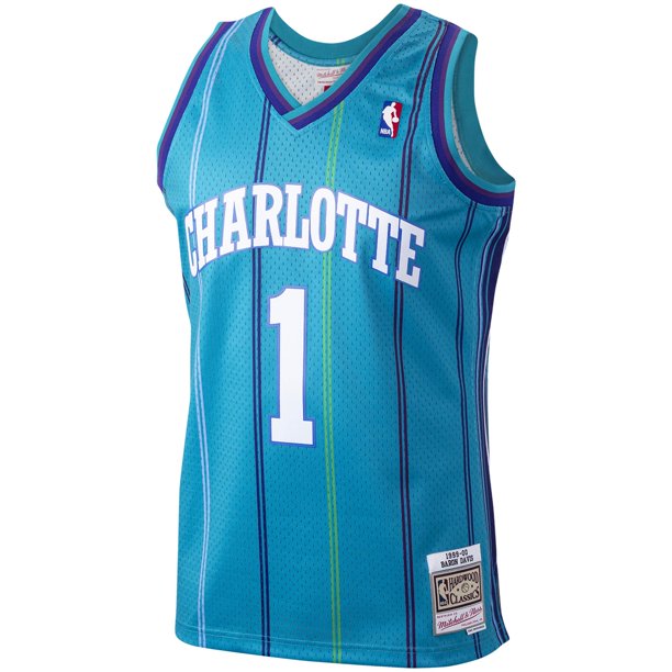 Men’s Baron Davis Charlotte Hornets Teal 1999-2000 Swingman product image 2