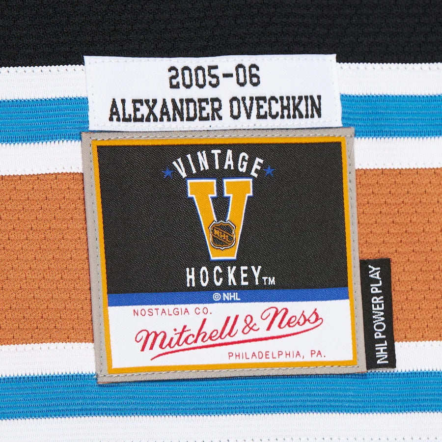 Alexander Ovechkin Washington Capitals NHL Mitchell & Ness Men Black 2005 Power Play Authentic Jersey product image 5,