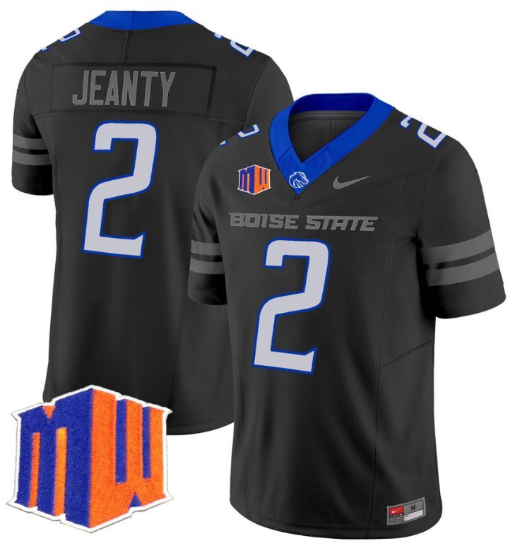 Ashton Jeanty Boise State Broncos Jersey - Black product image 1