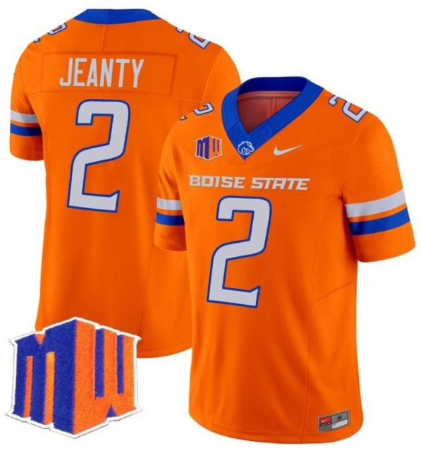 Ashton Jeanty Boise State Broncos Jersey - Orange product image 1