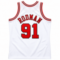 Men's Chicago Bulls Dennis Rodman Mitchell & Ness White product image 1