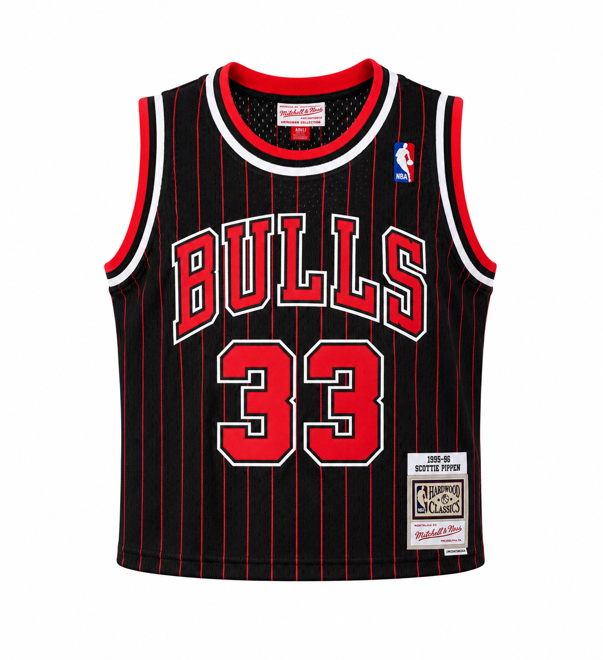 Chicago Bulls Scottie Pippen Mitchell & Ness Black 1995-96 product image 3
