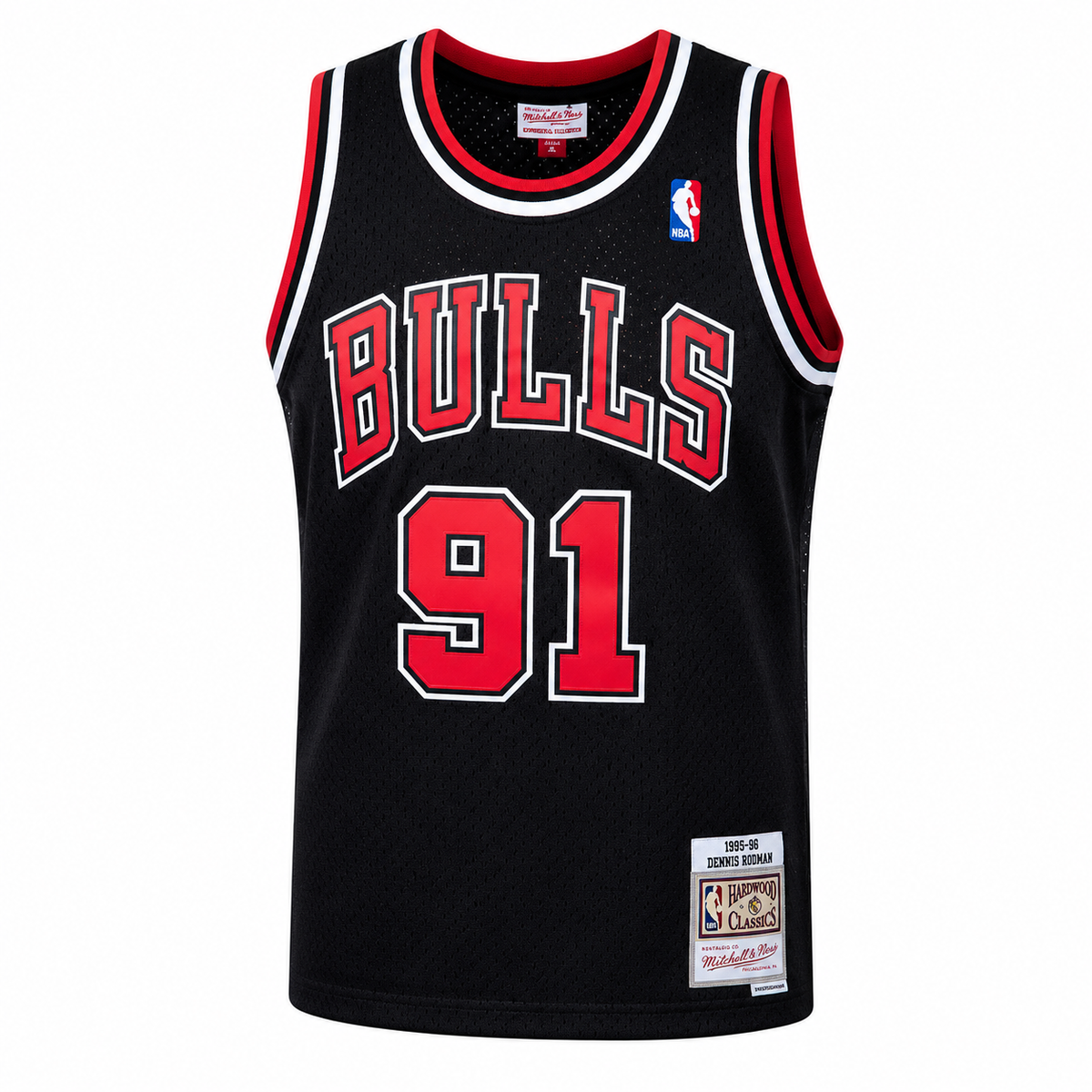 Men's Chicago Bulls Dennis Rodman Mitchell & Ness Black product image 2