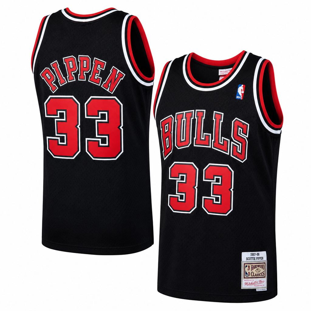 Men's Chicago Bulls Scottie Pippen Mitchell & Ness Black product image 1