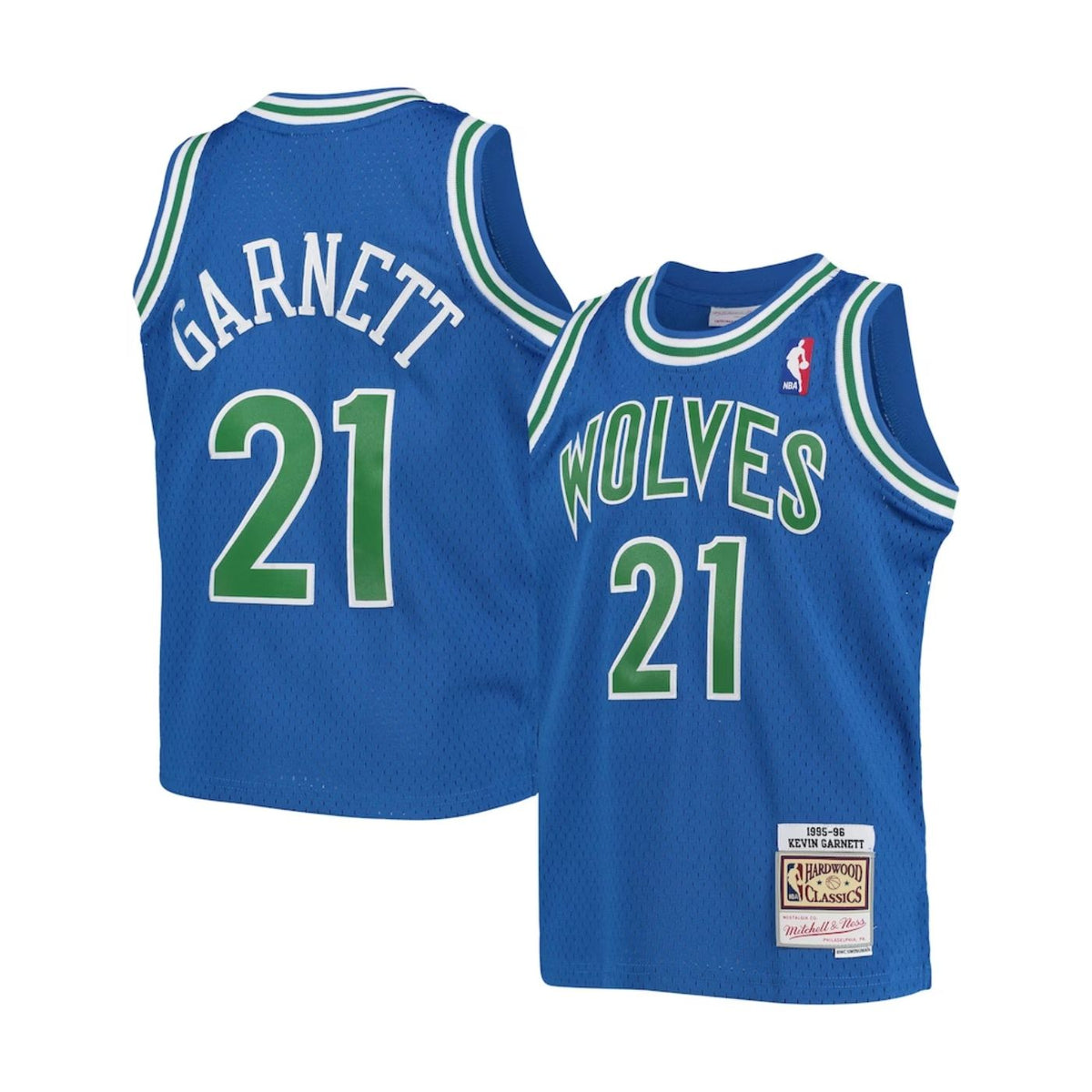 Minnesota Timberwolves Kevin Garnett Blue 1995-96 Hardwood product image 1