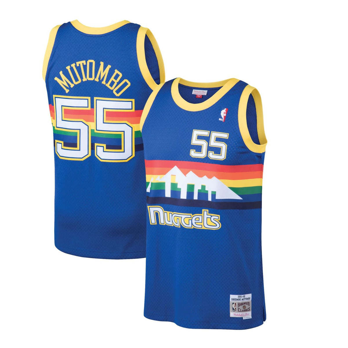 Denver Nuggets Dikembe Mutombo Royal 1991-92 Hardwood product image 1