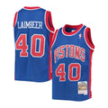Detroit Pistons Bill Laimbeer 1988-89 Mitchell & Ness Blue product image 1