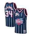 Houston Rockets Hakeem Olajuwon Navy 1996-97 Hardwood product image 1