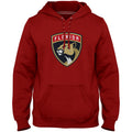 Florida Panthers NHL Bulletin Men Red Express Twill Logo Hoodie product image 1, provided for visual reference and product