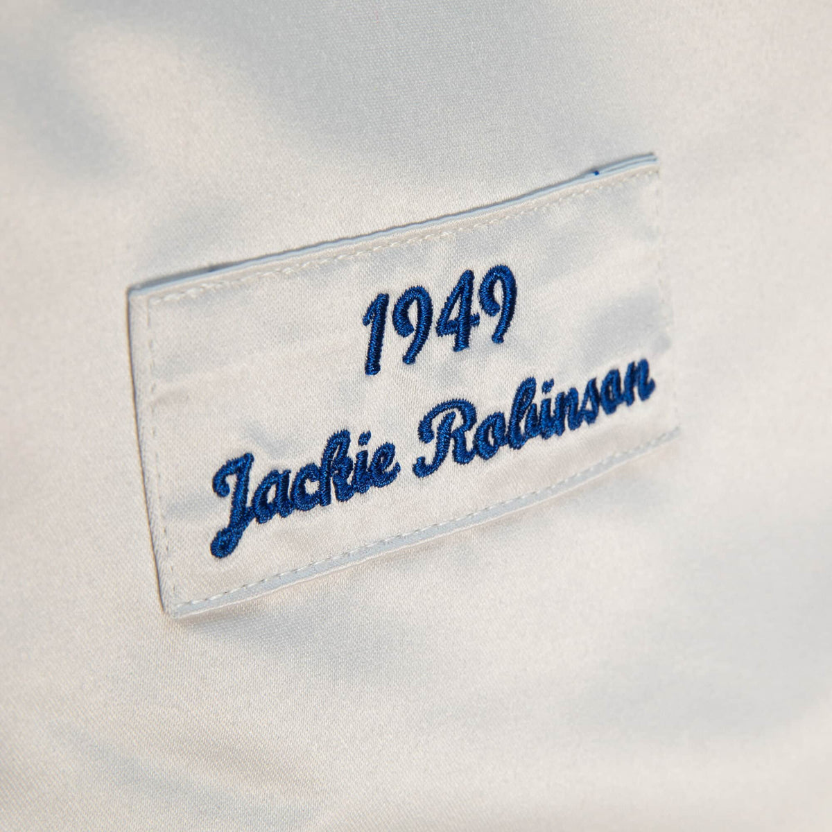 Jackie Robinson Brooklyn Dodgers MLB Mitchell & Ness Men White 1949 Authentic Jersey product image 4, provided for visual