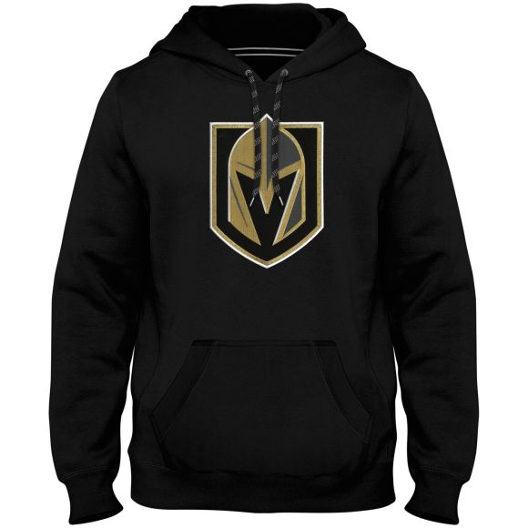 Las Vegas Golden Knights NHL Bulletin Men Black Express Twill Logo Hoodie product image 1, provided for visual reference and