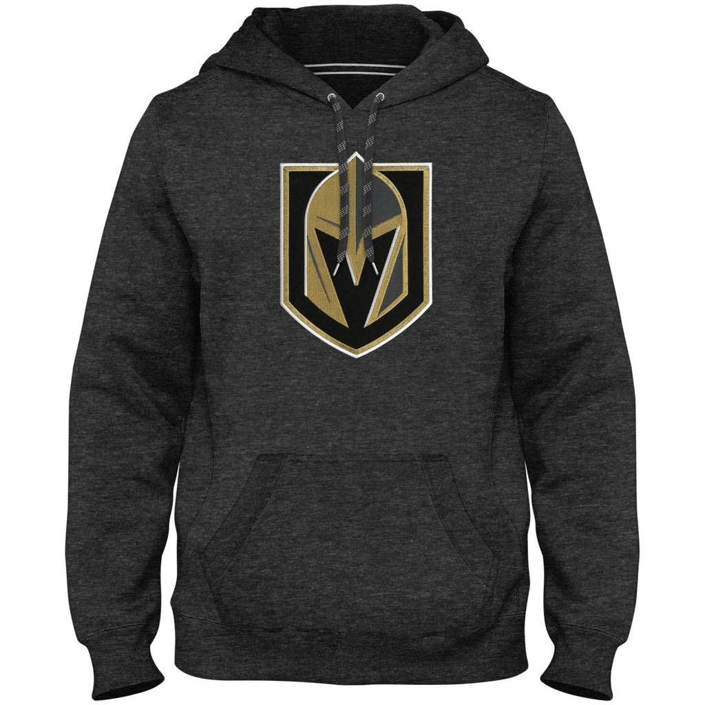 Las Vegas Golden Knights NHL Bulletin Men Charcoal Express Twill Logo Hoodie product image 1, provided for visual reference