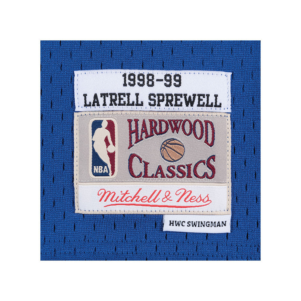 Latrell Sprewell Mitchell & Ness 98-99 Road Swingman Jersey product image 3