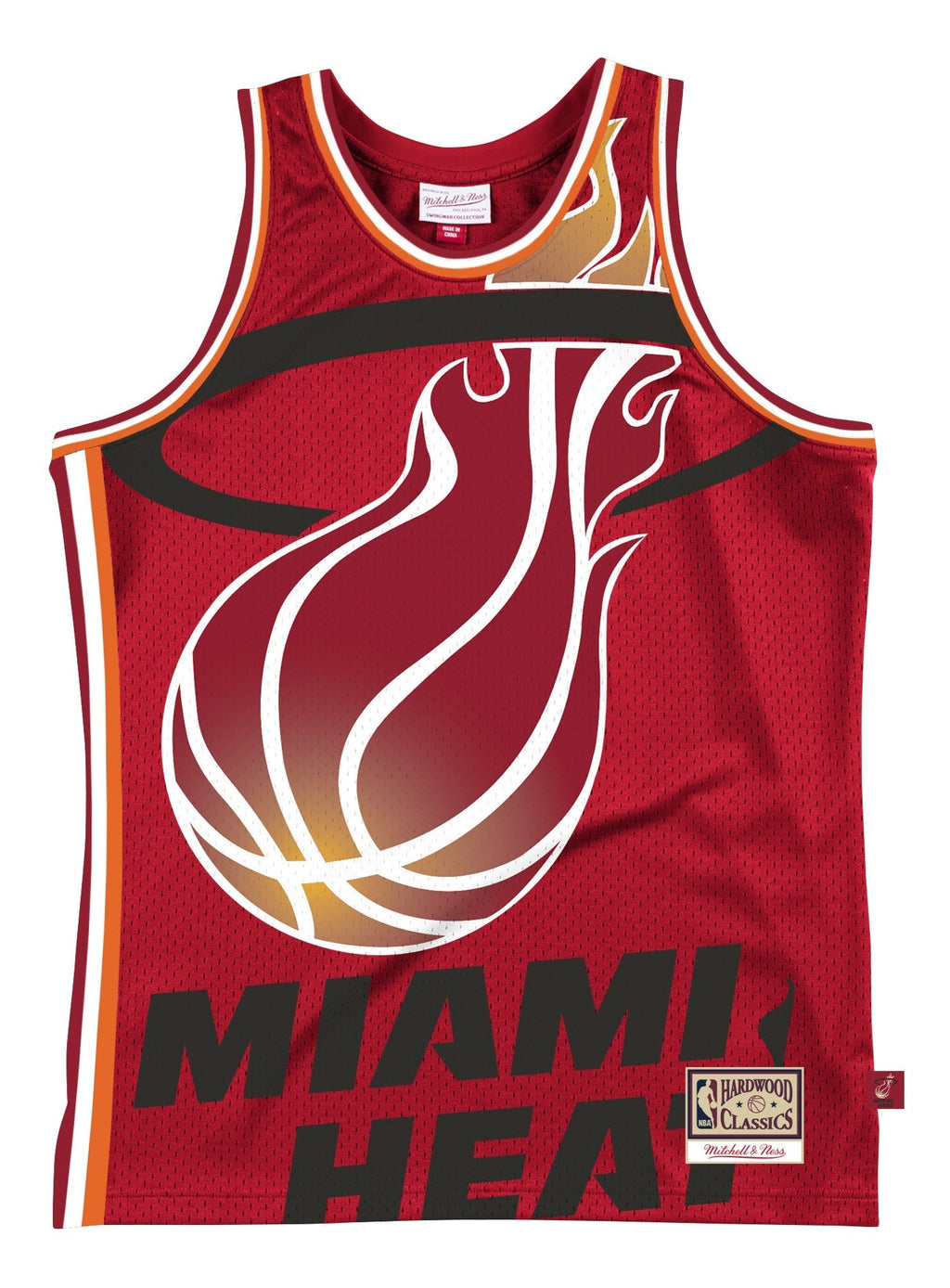 Men's Miami Heat Mitchell & Ness Red Hardwood Classics product image 1