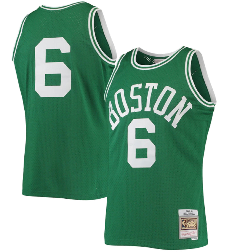 Boston Celtics Bill Russell Green 1962-63 Hardwood Classics product image 1