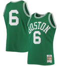 Boston Celtics Bill Russell Green 1962-63 Hardwood Classics product image 1