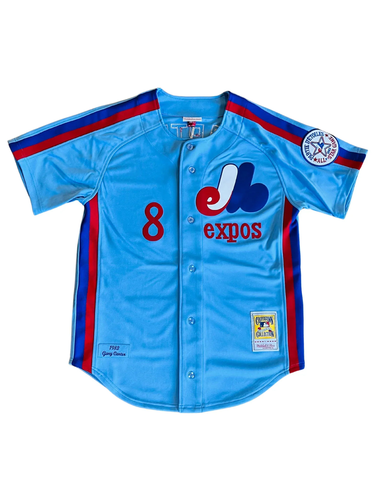 Gary Carter Montreal Expos MLB Mitchell & Ness Men 1982 All Star Game Authentic Throwback Jersey product image 3, provided