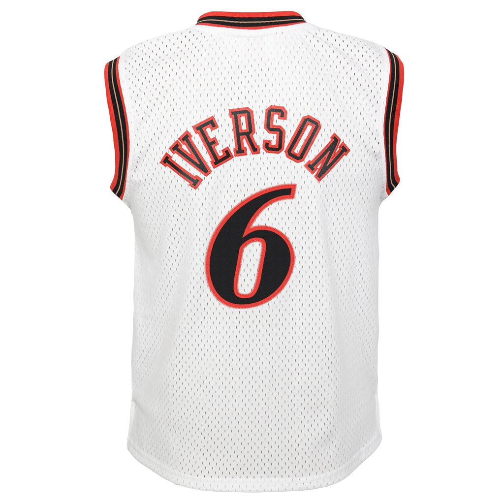 Philadelphia 76ers Allen Iverson Mitchell & Ness White 2002 product image 3