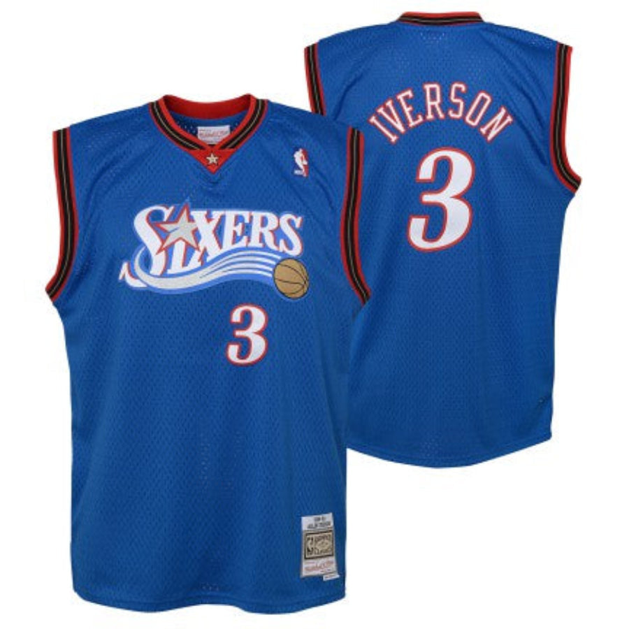 Philadelphia 76ers Allen Iverson Mitchell & Ness Blue product image 1