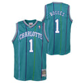 Charlotte Hornets Muggsy Bogues Mitchell & Ness Teal product image 1