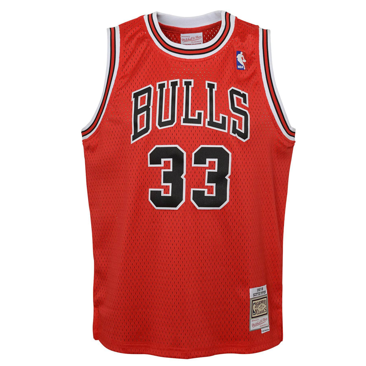 Chicago Bulls Scottie Pippen Mitchell & Ness Red Hardwood product image 2