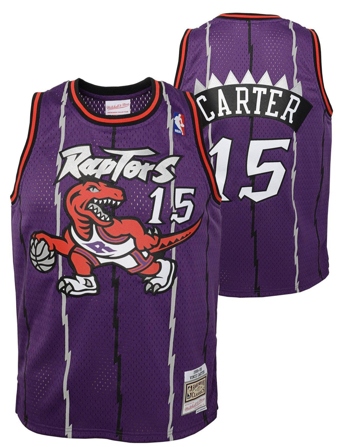 Toronto Raptors Vince Carter Mitchell & Ness Purple product image 1