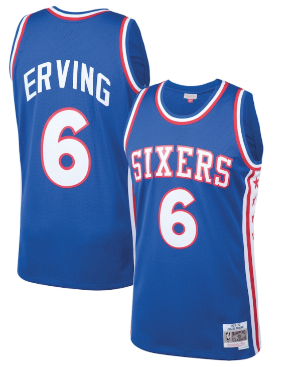 Philadelphia 76ers Julius Erving 1976-77 Mitchell & Ness product image 1