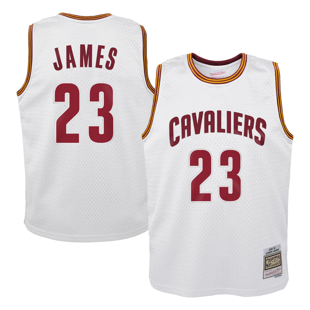 Cleveland Cavaliers LeBron James White 2015-16 Hardwood product image 1