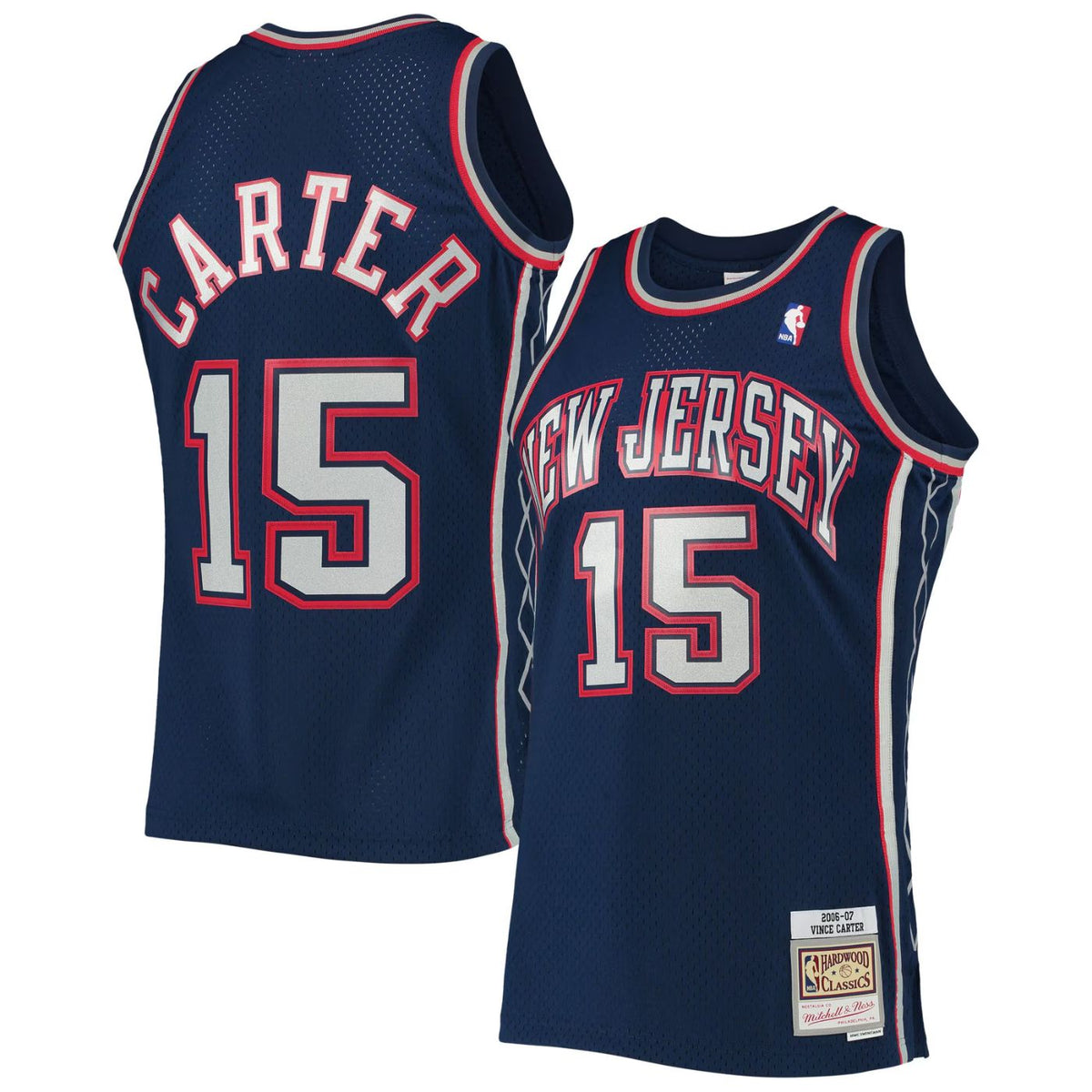 New Jersey Nets Vince Carter Navy 2006-07 Hardwood Classics product image 1