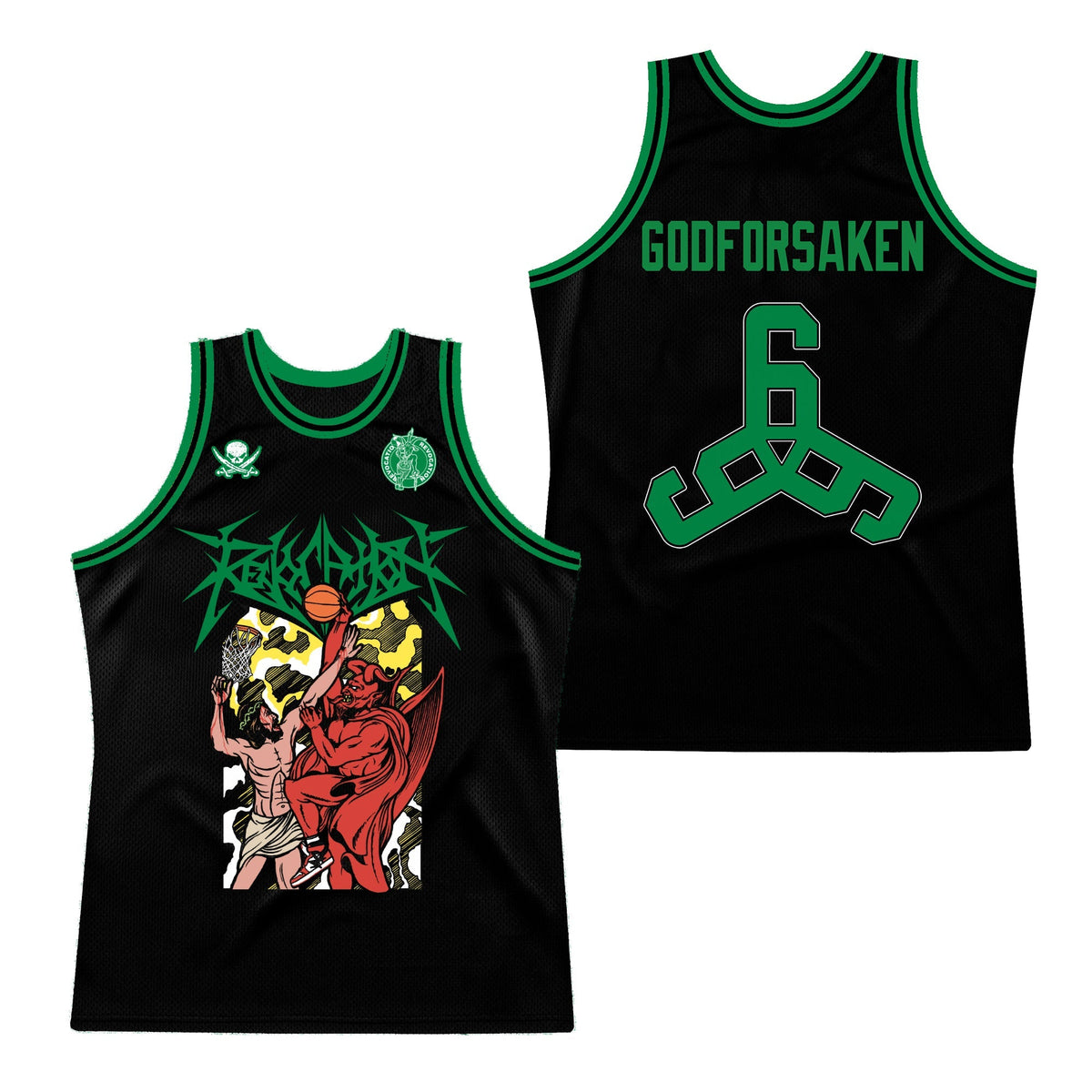 Revocation - Godforsaken basketball jersey product image 1