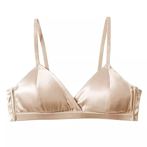 Women's Silk Wire Free Push-up Bra Wireless Lightly Lined product image 4