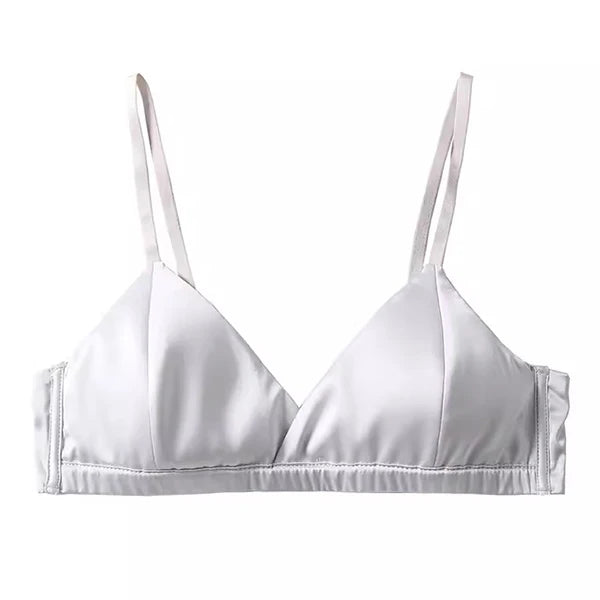 Women's Silk Wire Free Push-up Bra Wireless Lightly Lined product image 6