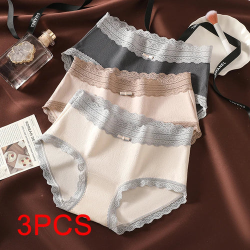 3PCS Flowers Underwear Women Sexy Underware Woman Briefs product image 1