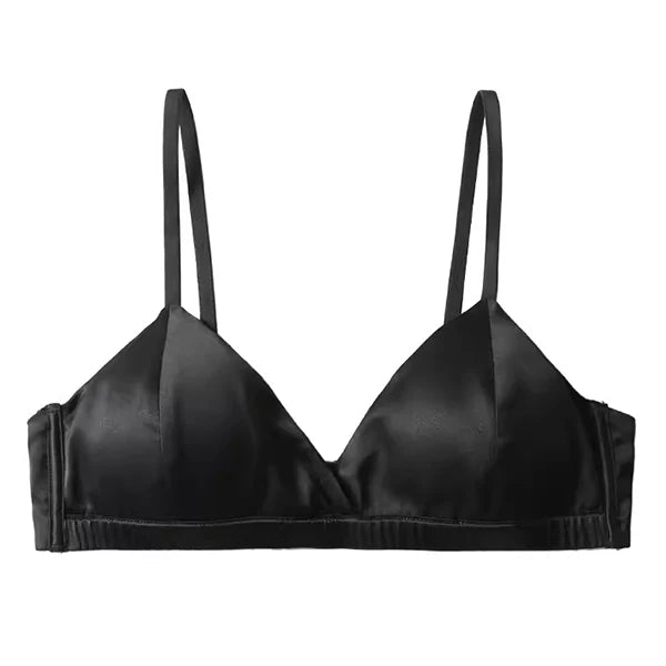 Women's Silk Wire Free Push-up Bra Wireless Lightly Lined product image 5