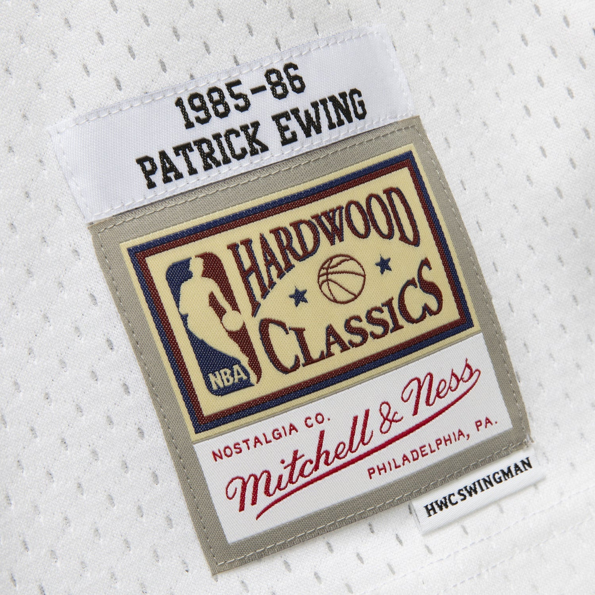Patrick Ewing Mitchell & Ness 1985 White Swingman Jersey product image 3