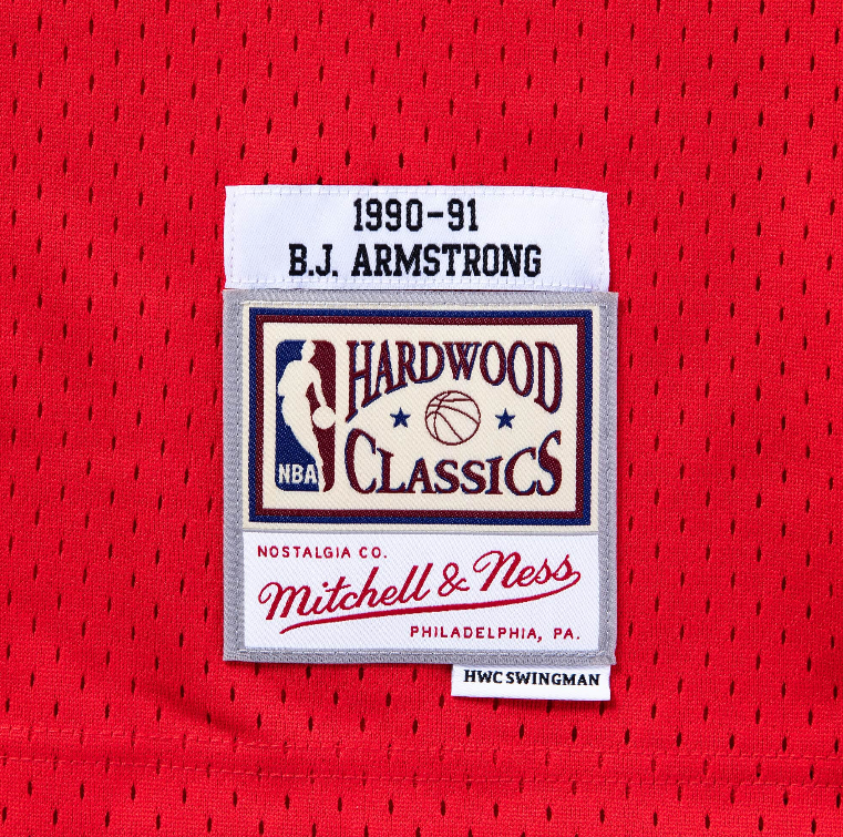 Mens Chicago Bulls B.J. Armstrong Mitchell & Ness Red product image 5