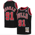 Chicago Bulls Dennis Rodman Mitchell & Ness Black 1997-98 product image 1