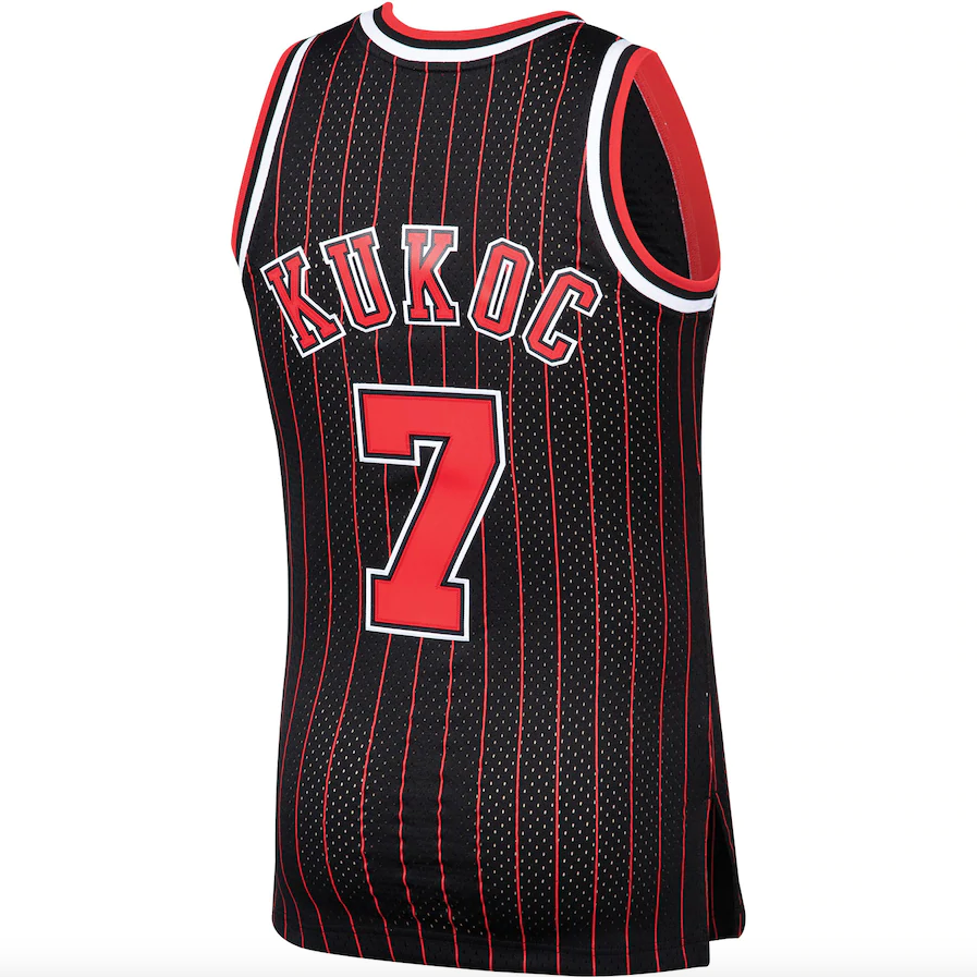 Men's Chicago Bulls Toni Kukoc Mitchell & Ness Black product image 3