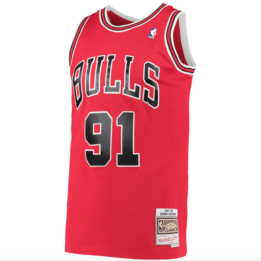 Men's Chicago Bulls Dennis Rodman Mitchell & Ness Red product image 2