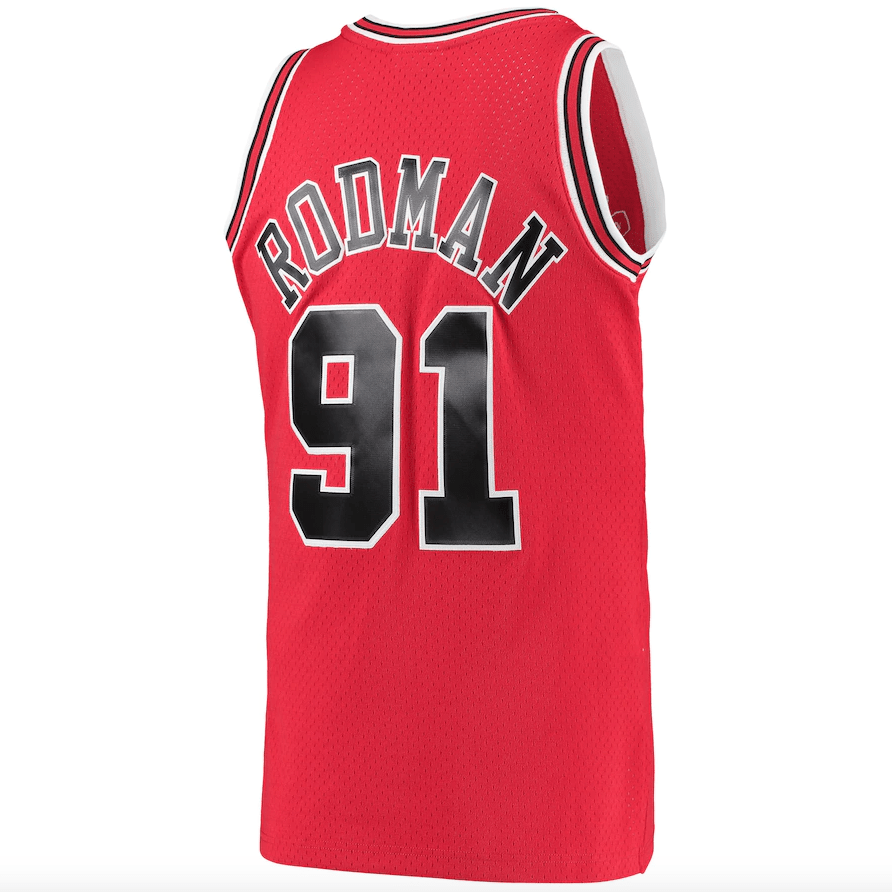 Men's Chicago Bulls Dennis Rodman Mitchell & Ness Red product image 3