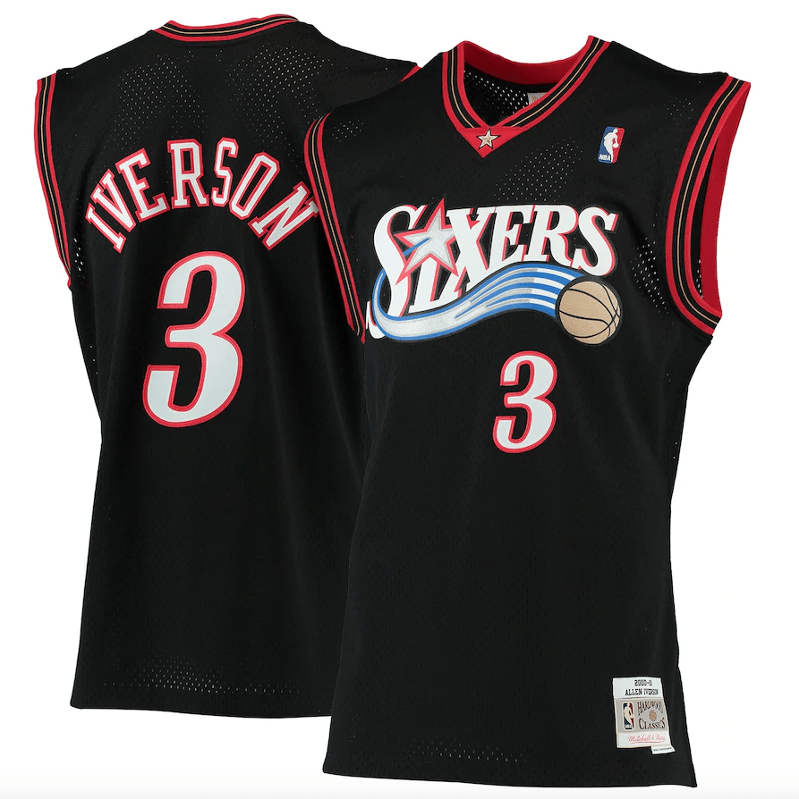 Men’s Allen Iverson Philadelphia 76ers 2000-2001 Swingman product image 1