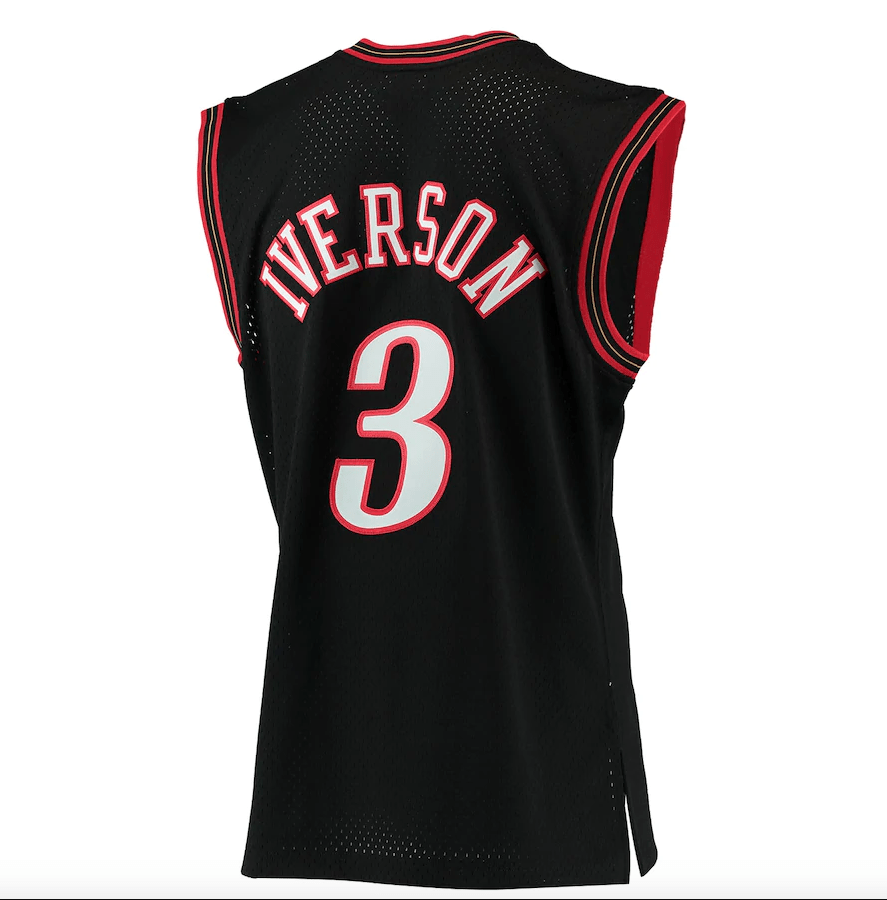 Men’s Allen Iverson Philadelphia 76ers 2000-2001 Swingman product image 3