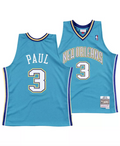 Men's New Orleans Hornets Chris Paul Mitchell & Ness Teal product image 1