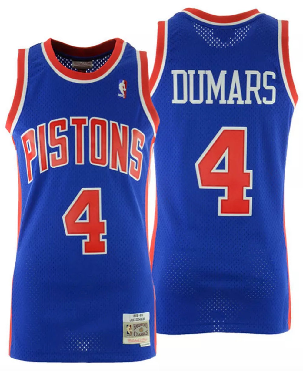 Men's Joe Dumars Detroit Pistons Mitchell & Ness Blue product image 1