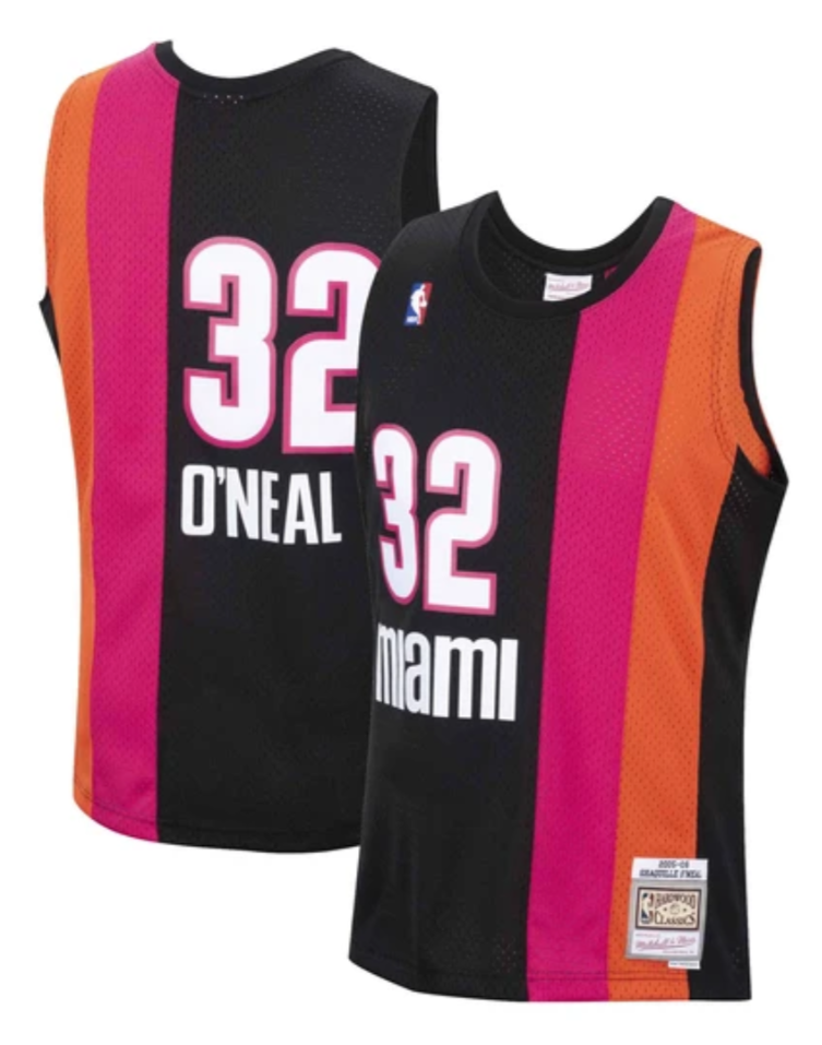 Men's Shaquille O'Neal Miami Heat Mitchell & Ness NBA product image 1